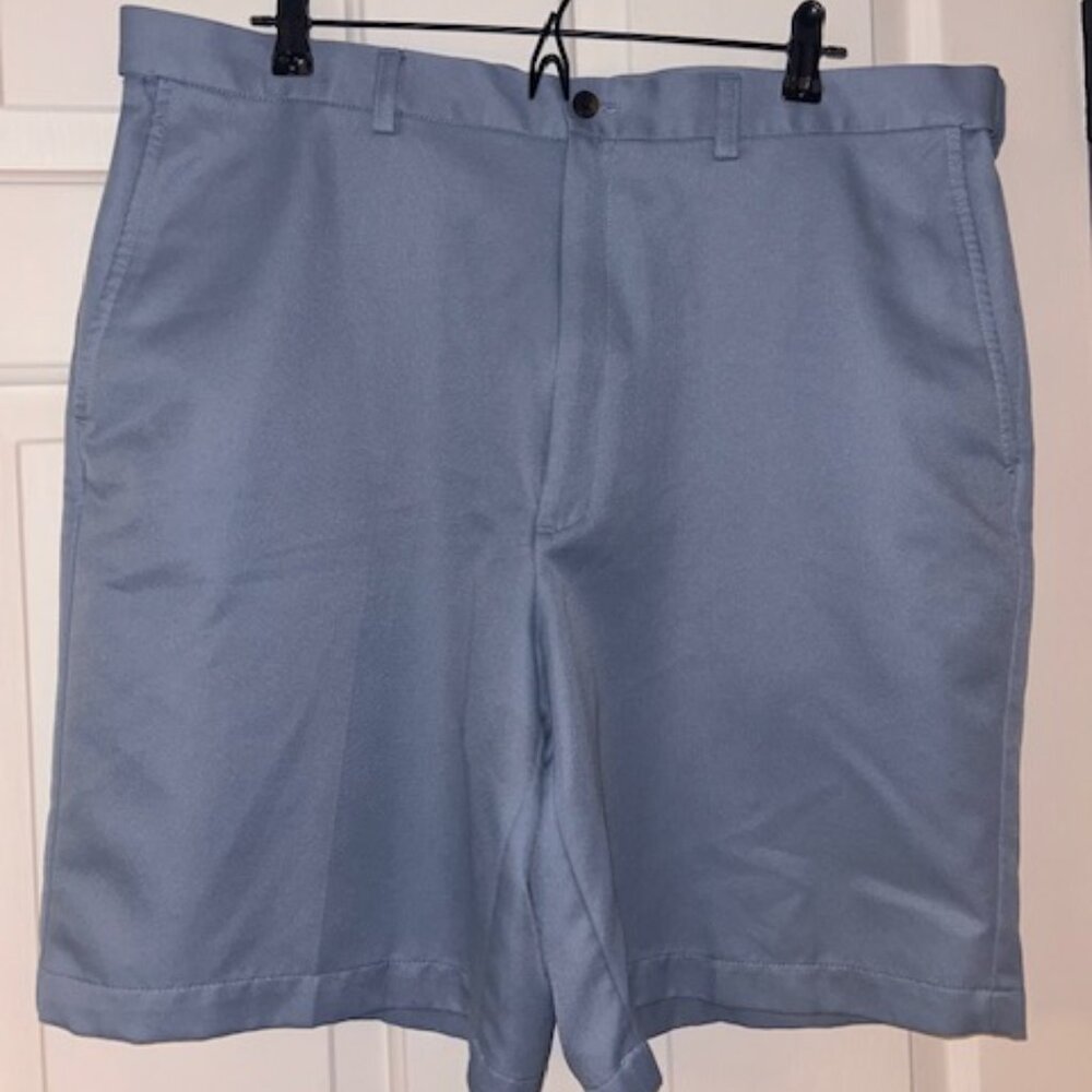 Men's Dress Shorts, Light Blue, SZ 38